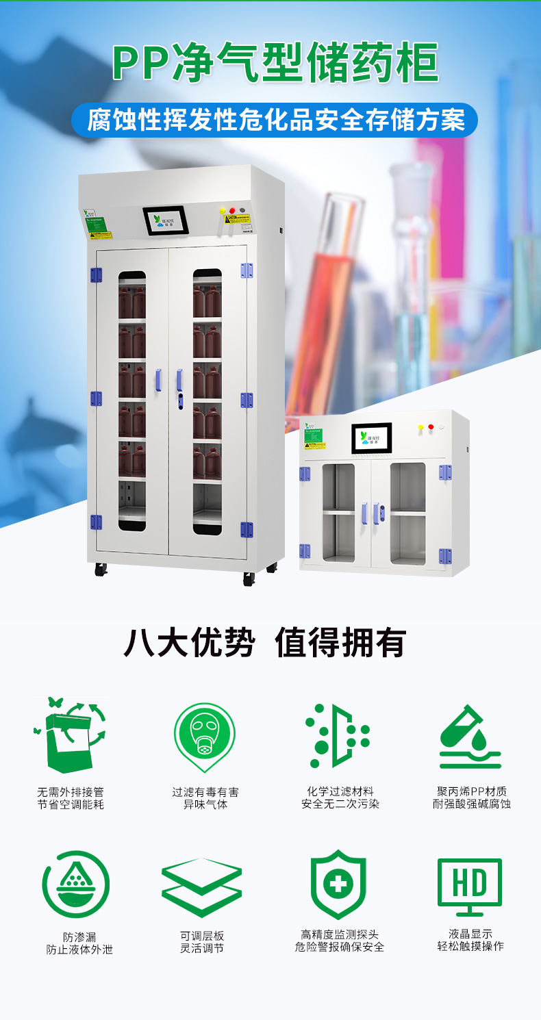 PP凈氣型儲(chǔ)藥柜_02 桌上式凈氣型儲(chǔ)藥柜_02